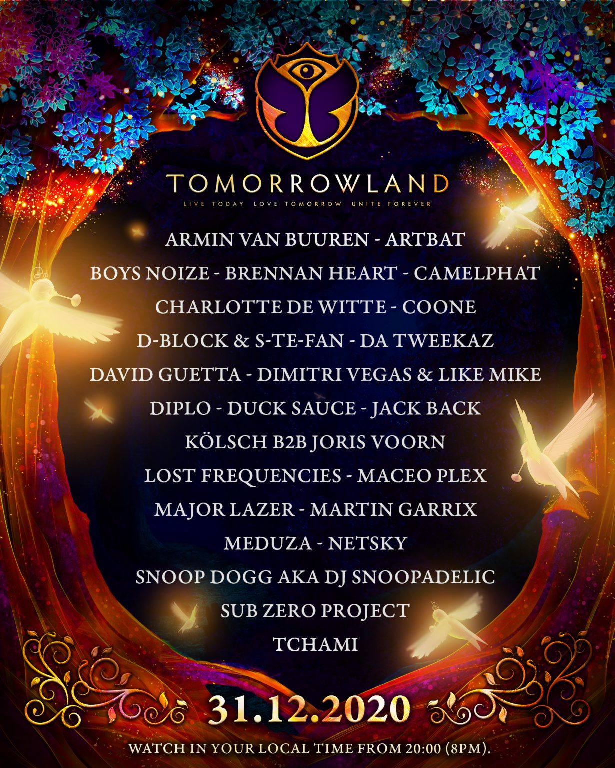 Tomorrowland en Nochevieja entradas para el streaming ya a la venta